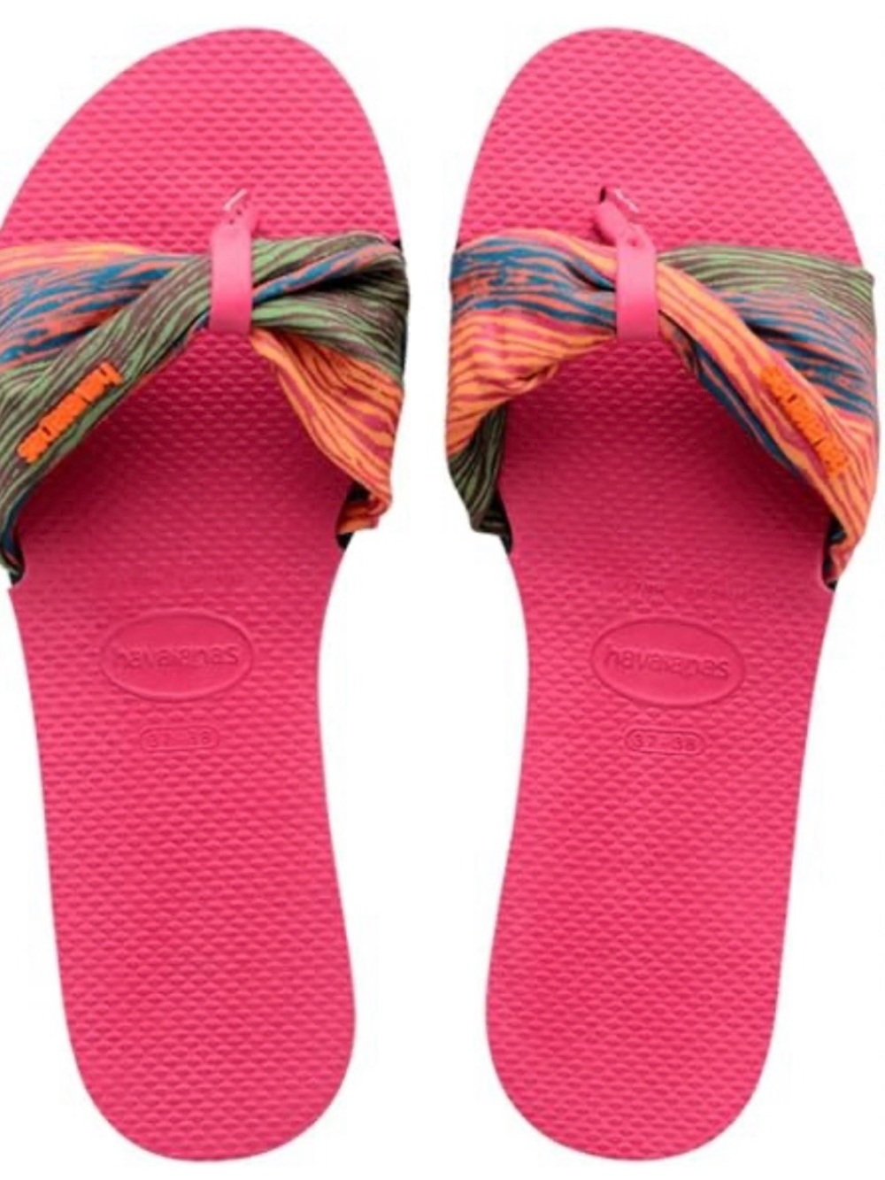 NWOT Havaianas Women’s Pink Bow 🎀 Thong Flip Sandals